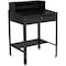 Global Industrial Sloped Surface Shop Desk with Pigeonhole Compartment Riser, 34-1/2W x 30D x 38H, Black 254635BK - alternate 1